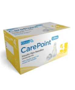 GlucoRx CarePoint Pen Needles 32g 4mm (100)
