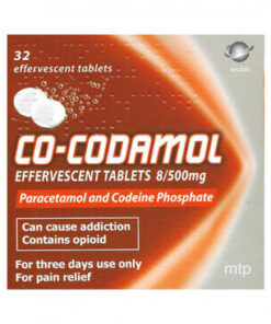 Soluble Co-codamol 8mg/500mg Effervescent Tablets - 32 Tablets