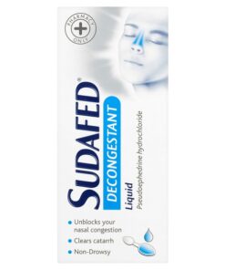 Sudafed Decongestant Liquid 100ml